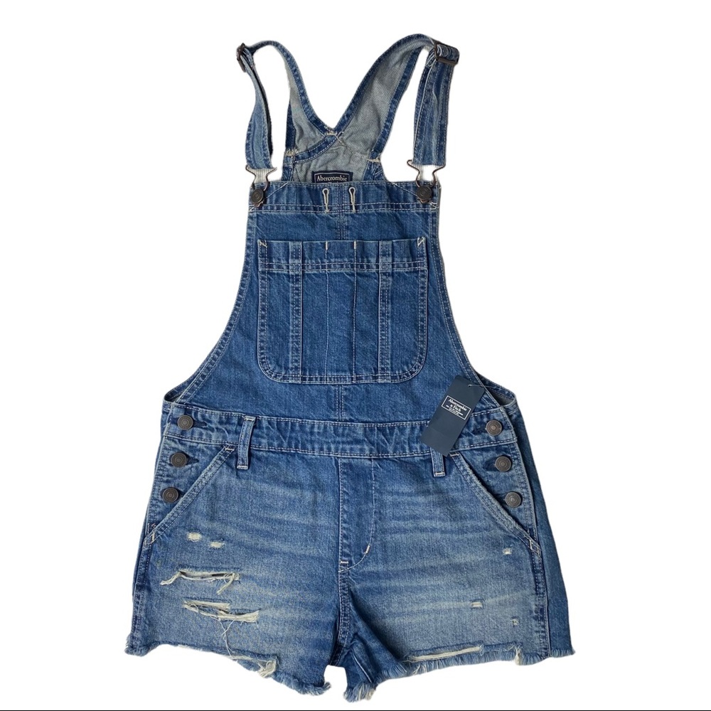 ABERCROMBIE & FITCH Women’s Jean Romper Jumper NWT Size X Small